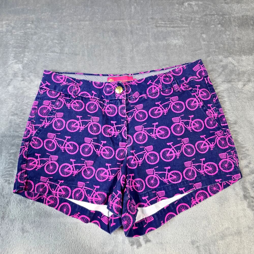 MAcBeth Collection by Margaret Josephs size small‎ Purple with pink bicycles